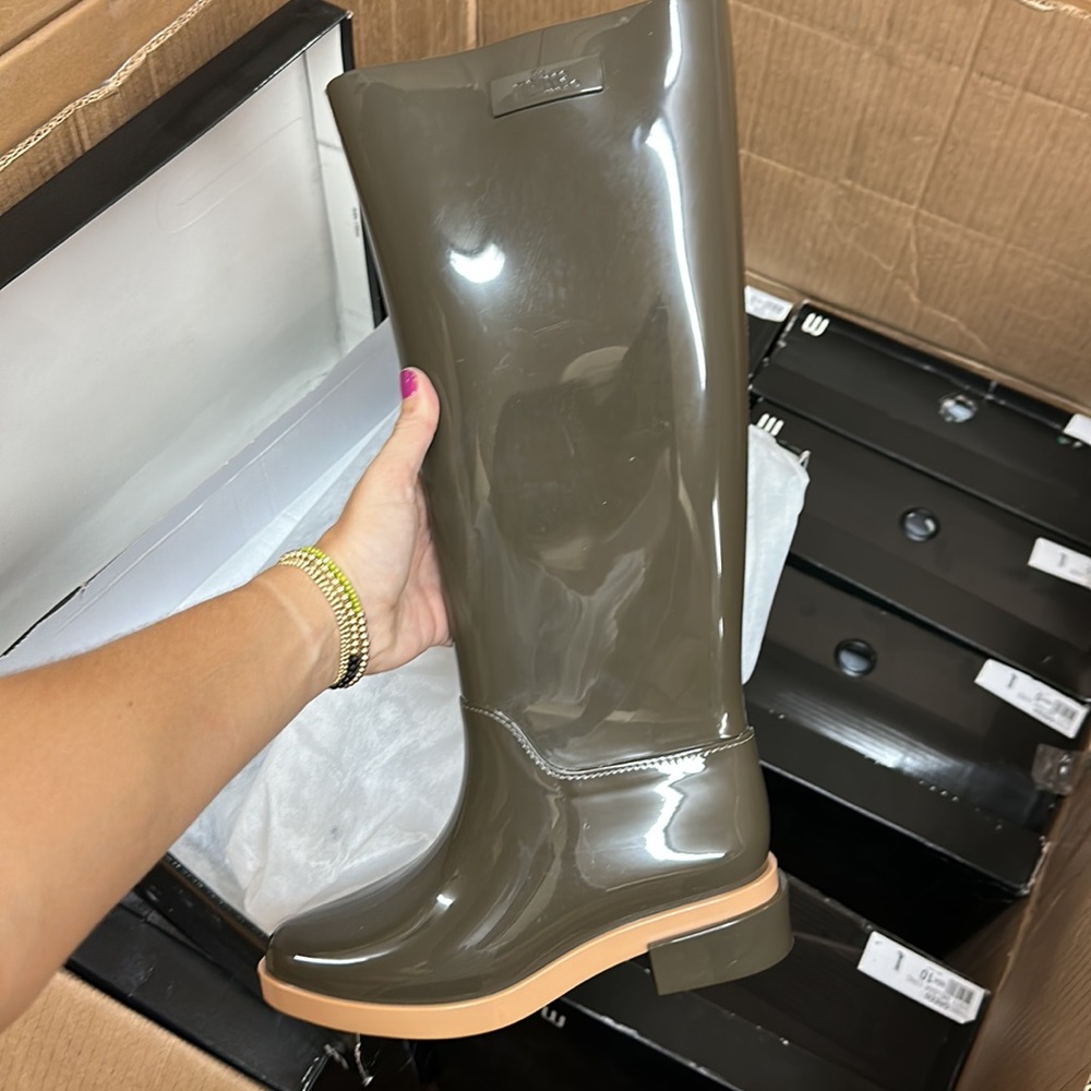 Melissa Green Fullness Rain Boot